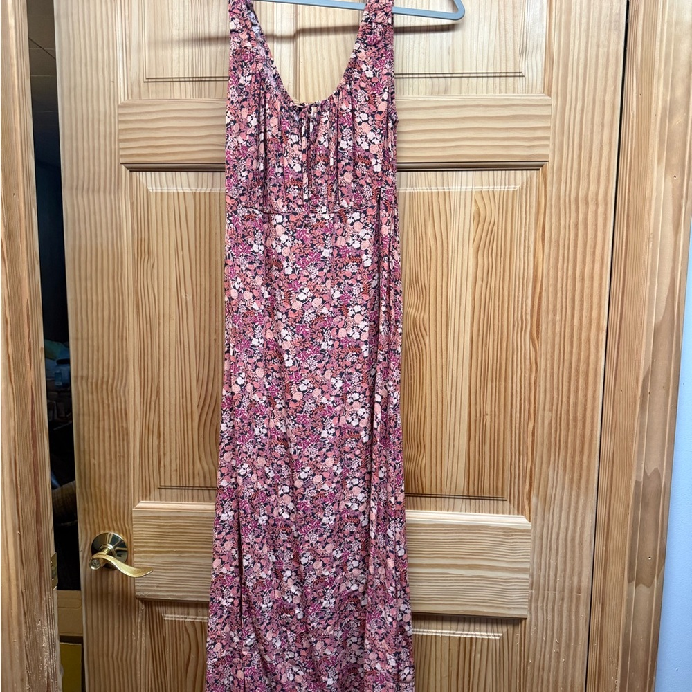 Old Navy Pink Halter Sundress Maxi
